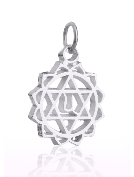 Buddhist Eternal Endless Knot .925 Sterling Silver Pendant Buddhism Shrivatsa 